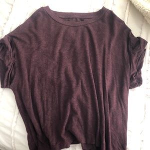 Brandy Melville Burgundy Tee
